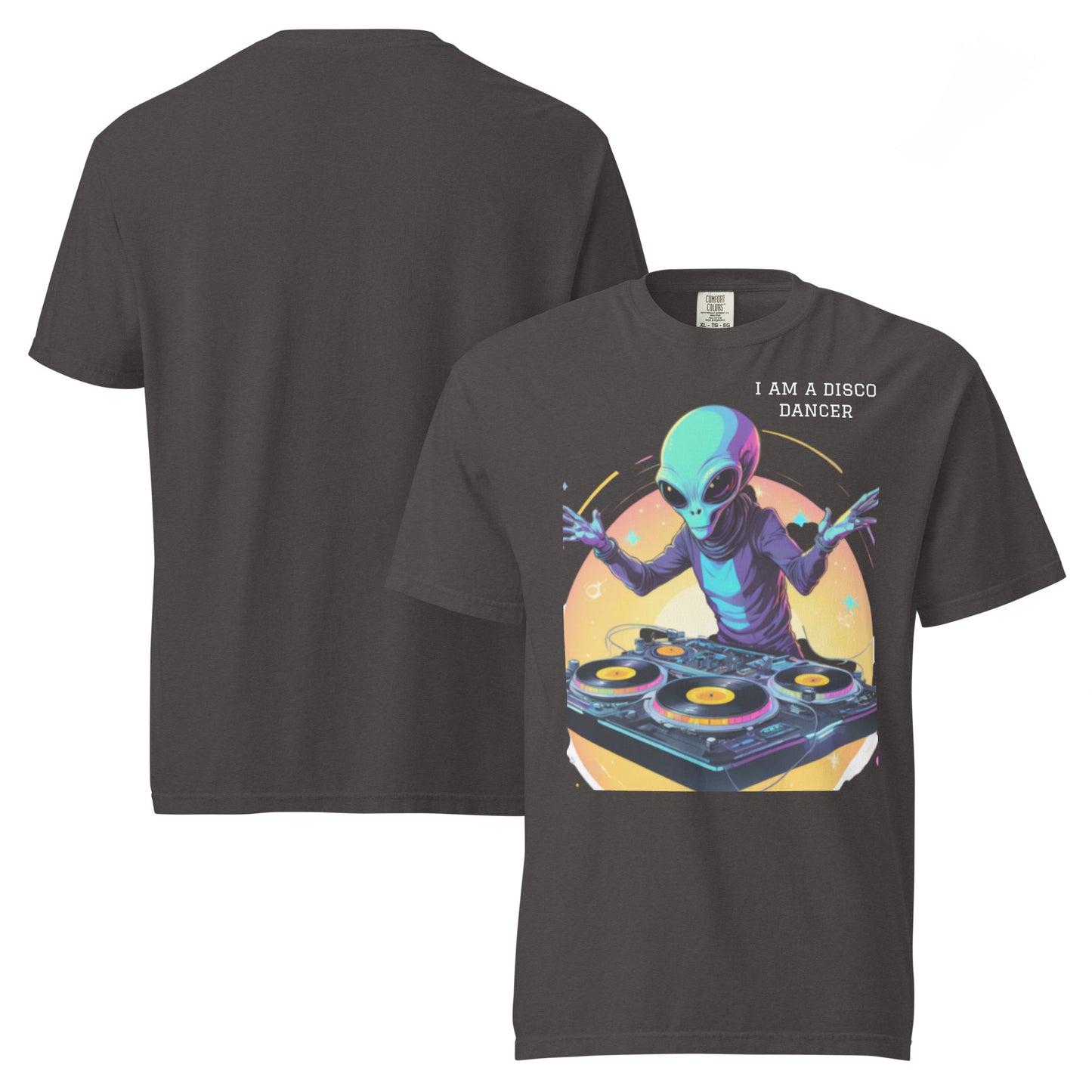 Alien print graphic tee USA fit – Lavyas Aura