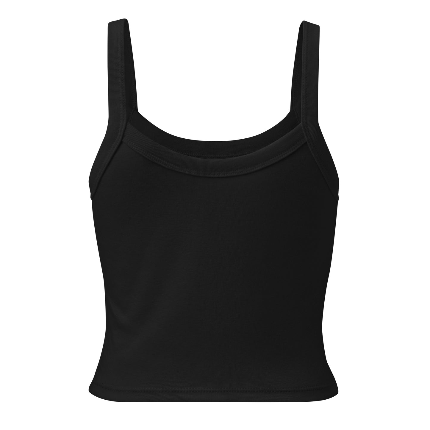 Back view – micro ribbed sleeveless shirt