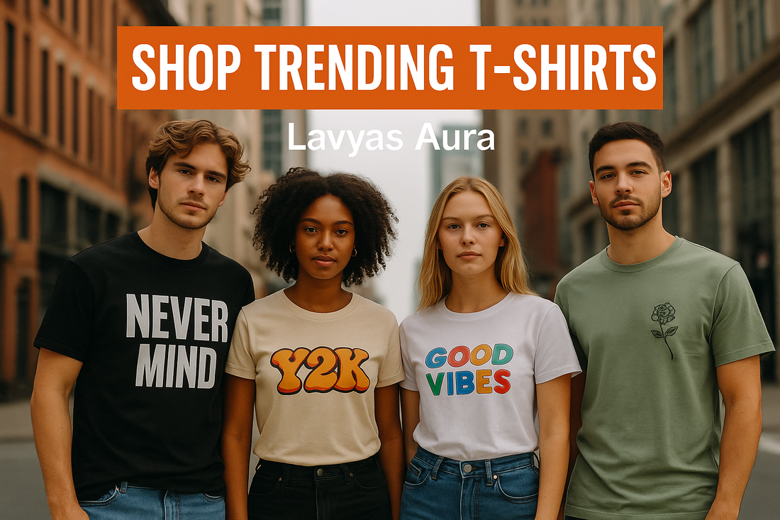 Top T-Shirt Fashion Trends in the USA (2025) – Shop the Hottest Styles at Lavyas Aura