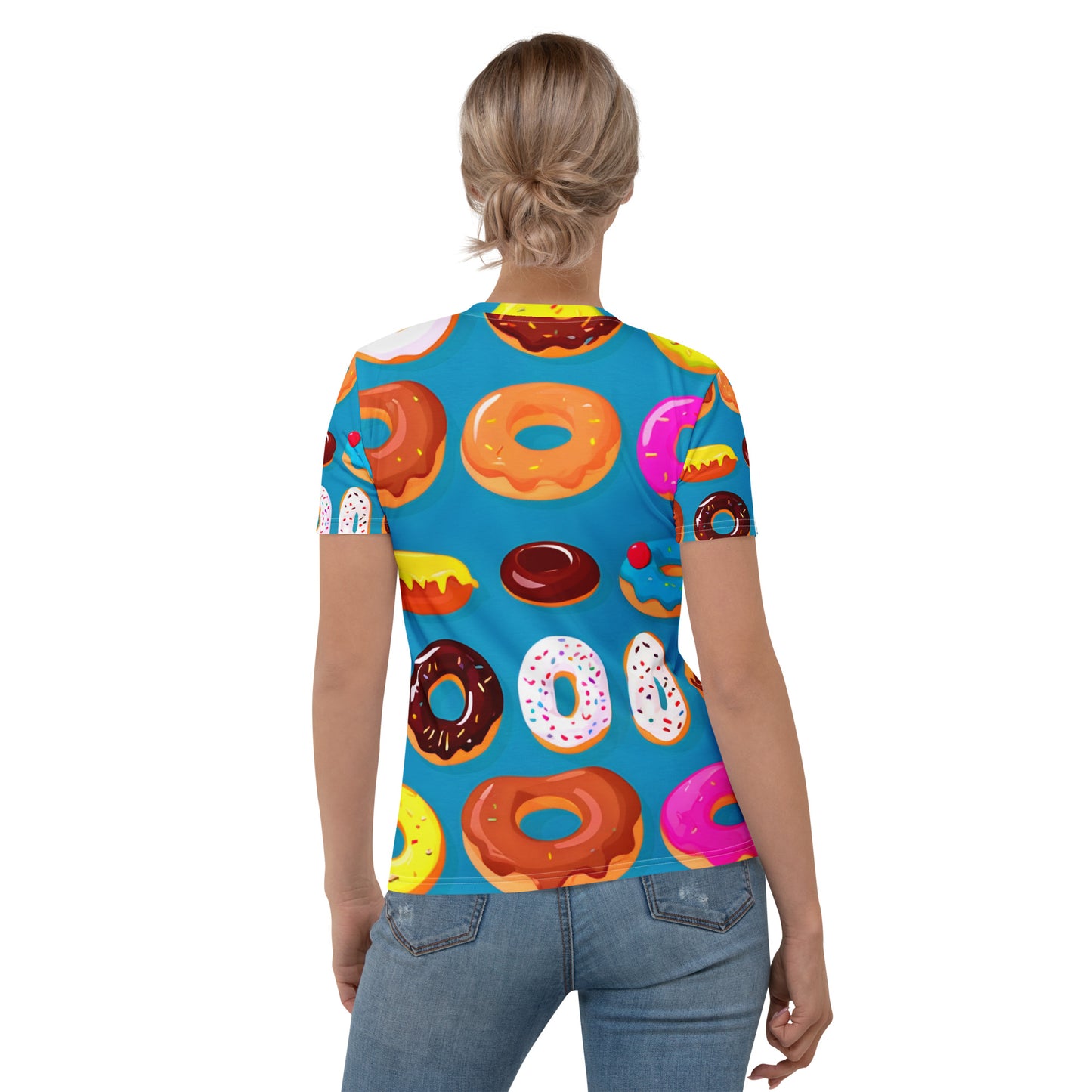 Back view of Taxchar women’s t‑shirt – breathable cotton