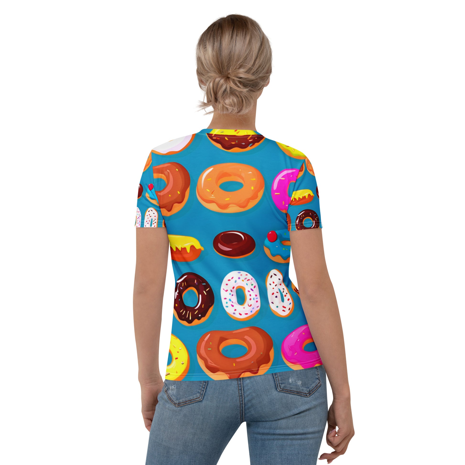 Back view of Taxchar women’s t‑shirt – breathable cotton