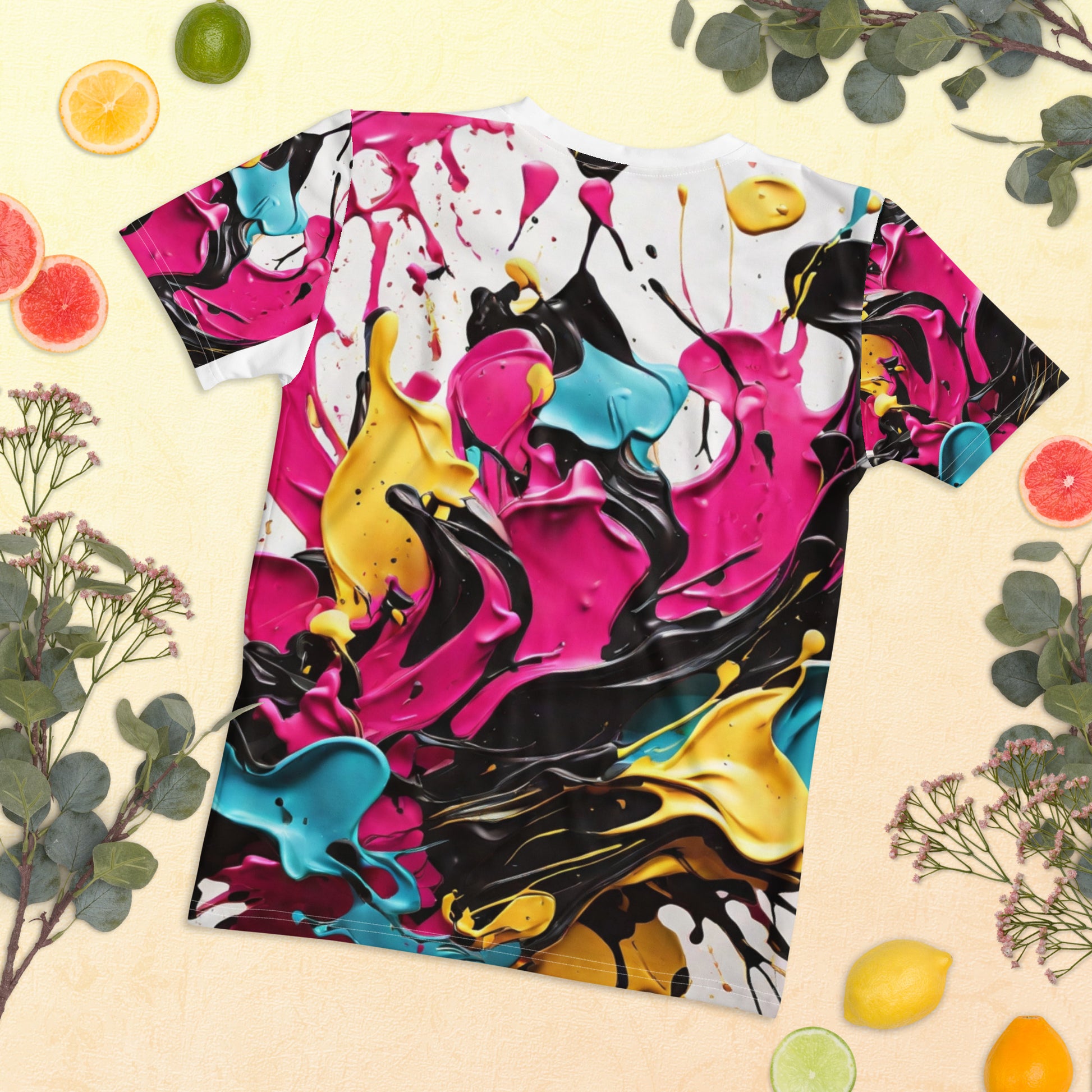 Women's USA-style t-shirt cotton breathable