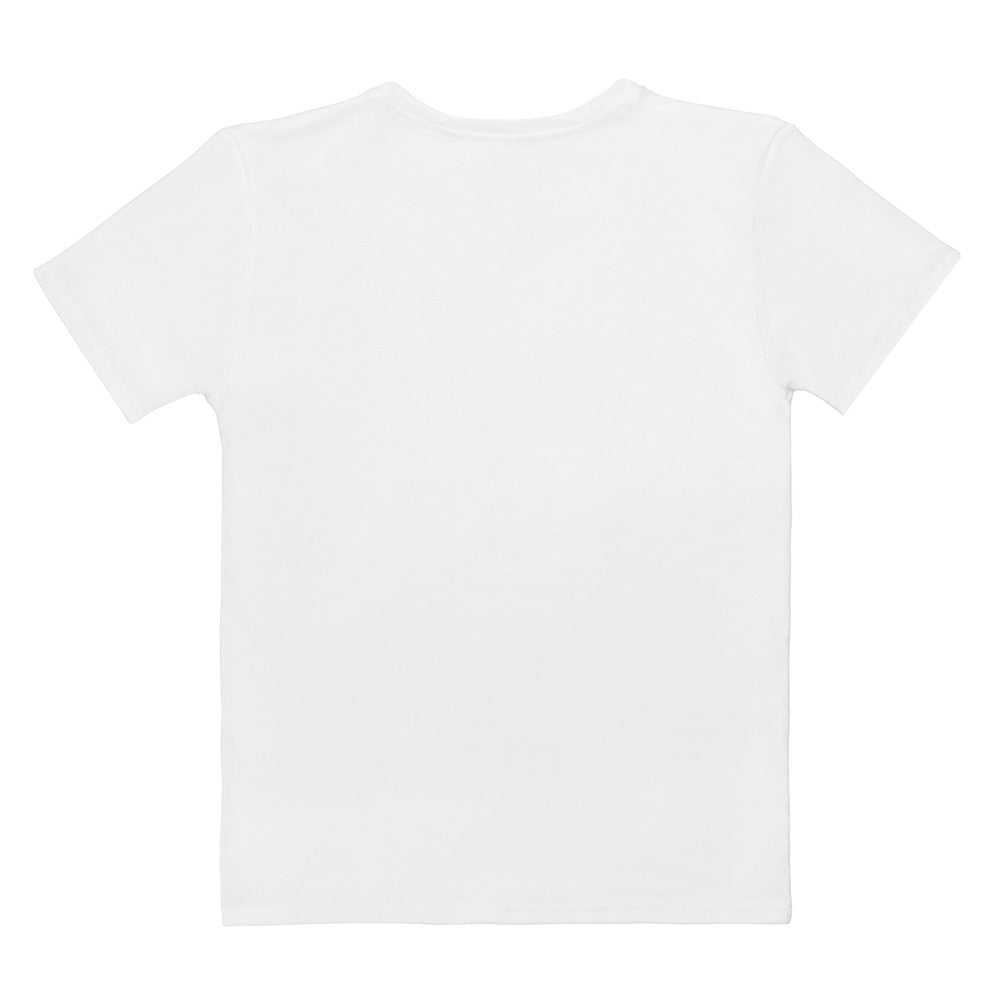 Back view of fitted women's everyday tee