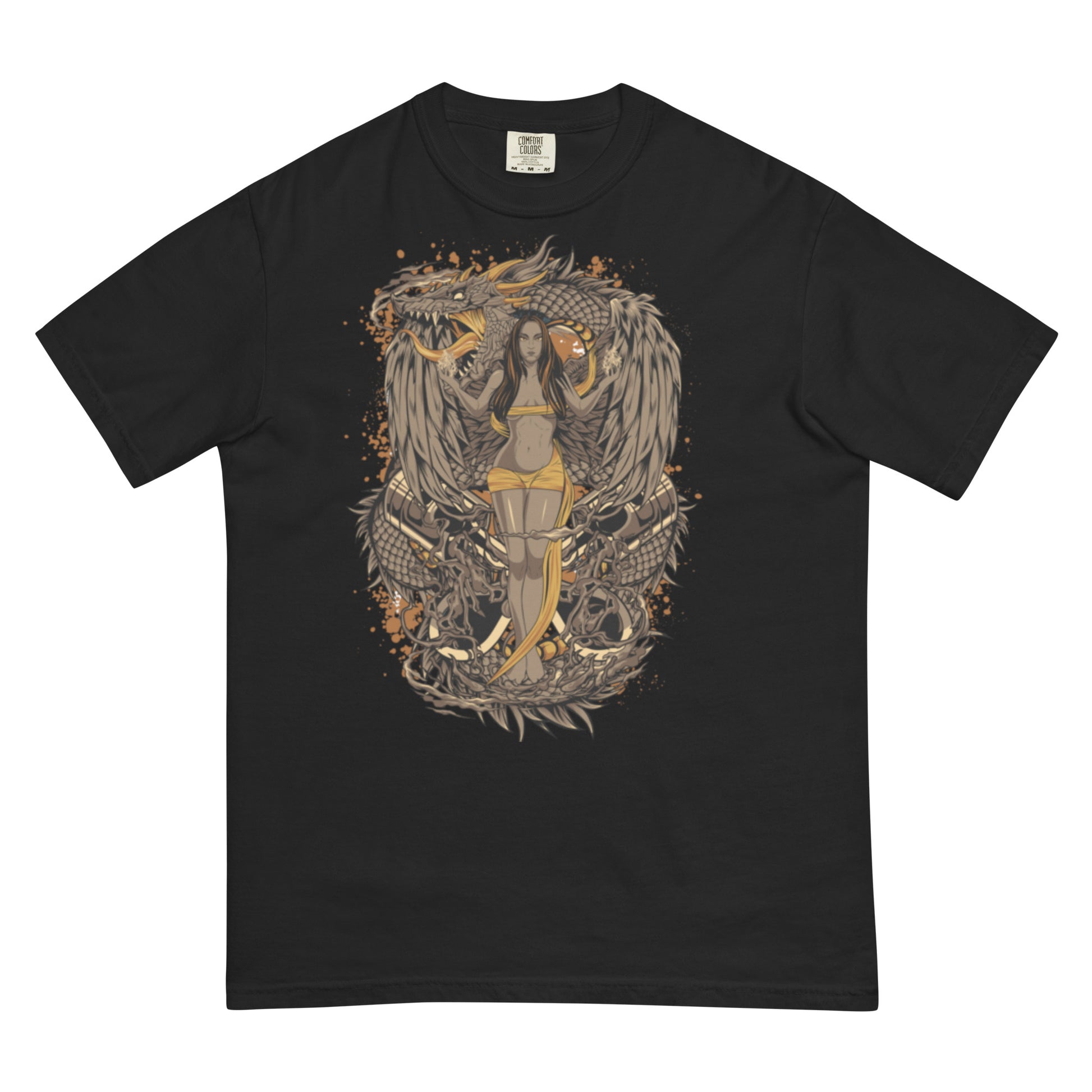 Heavyweight unisex tee minimal fashion USA