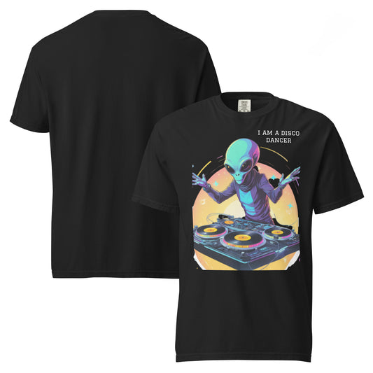 Alien print graphic tee USA fit – Lavyas Aura