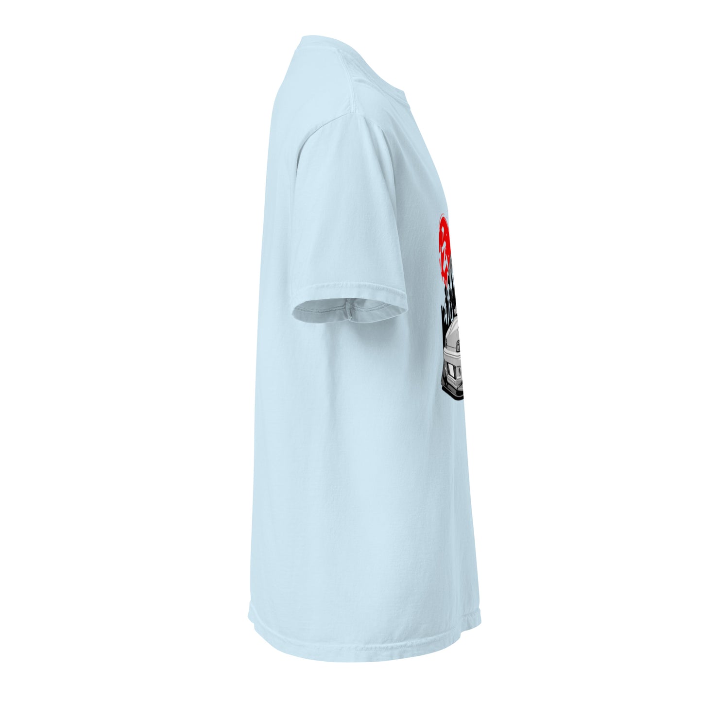 Unisex garment-dyed heavyweight t-shirt front view – Lavyas Aura