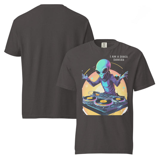 Alien print graphic tee USA fit – Lavyas Aura