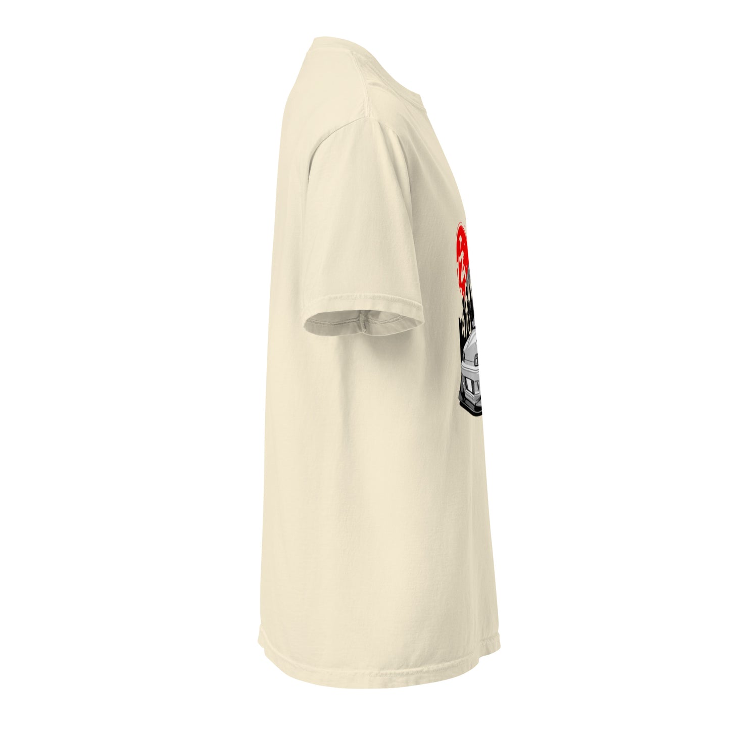 Unisex garment-dyed heavyweight t-shirt front view – Lavyas Aura