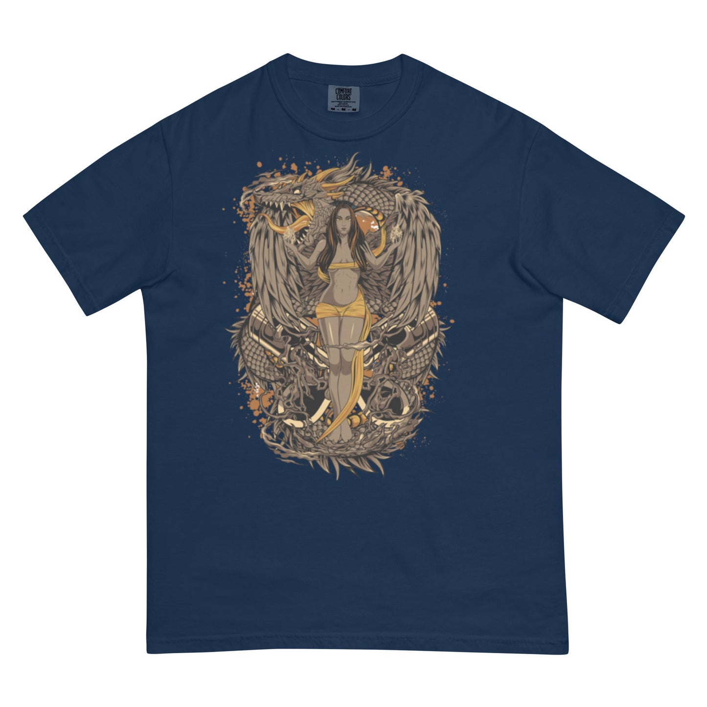 Heavyweight unisex tee minimal fashion USA