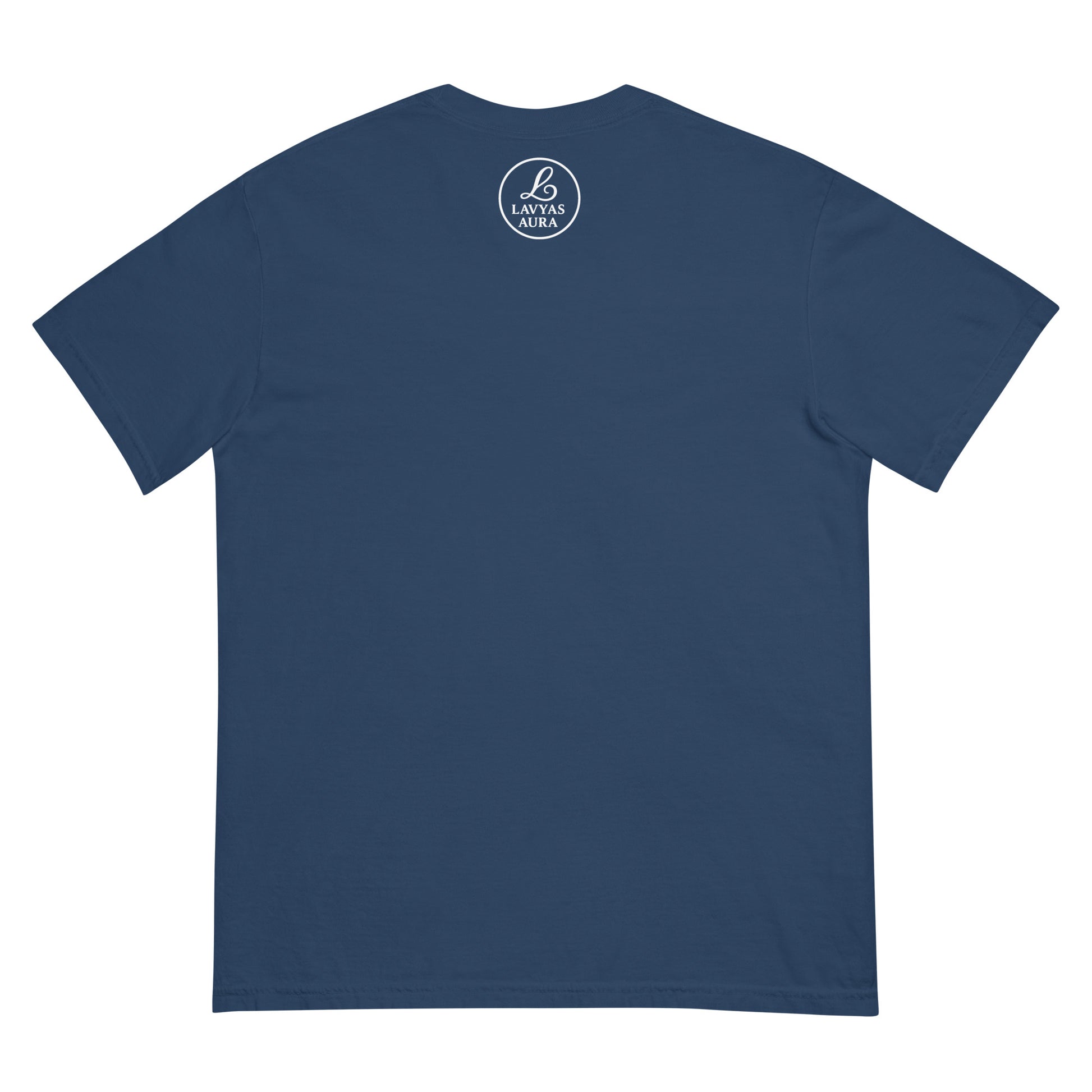 Unisex garment dyed heavyweight t-shirt USA fit Lavyas Aura