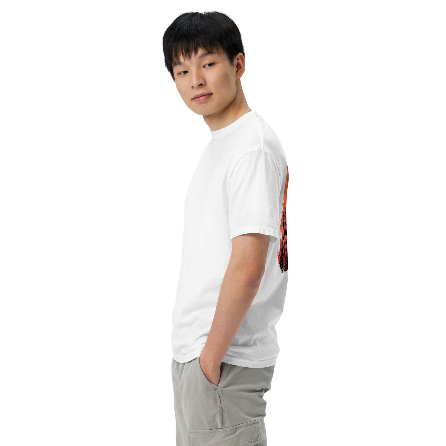 Unisex heavyweight cotton t-shirt USA style