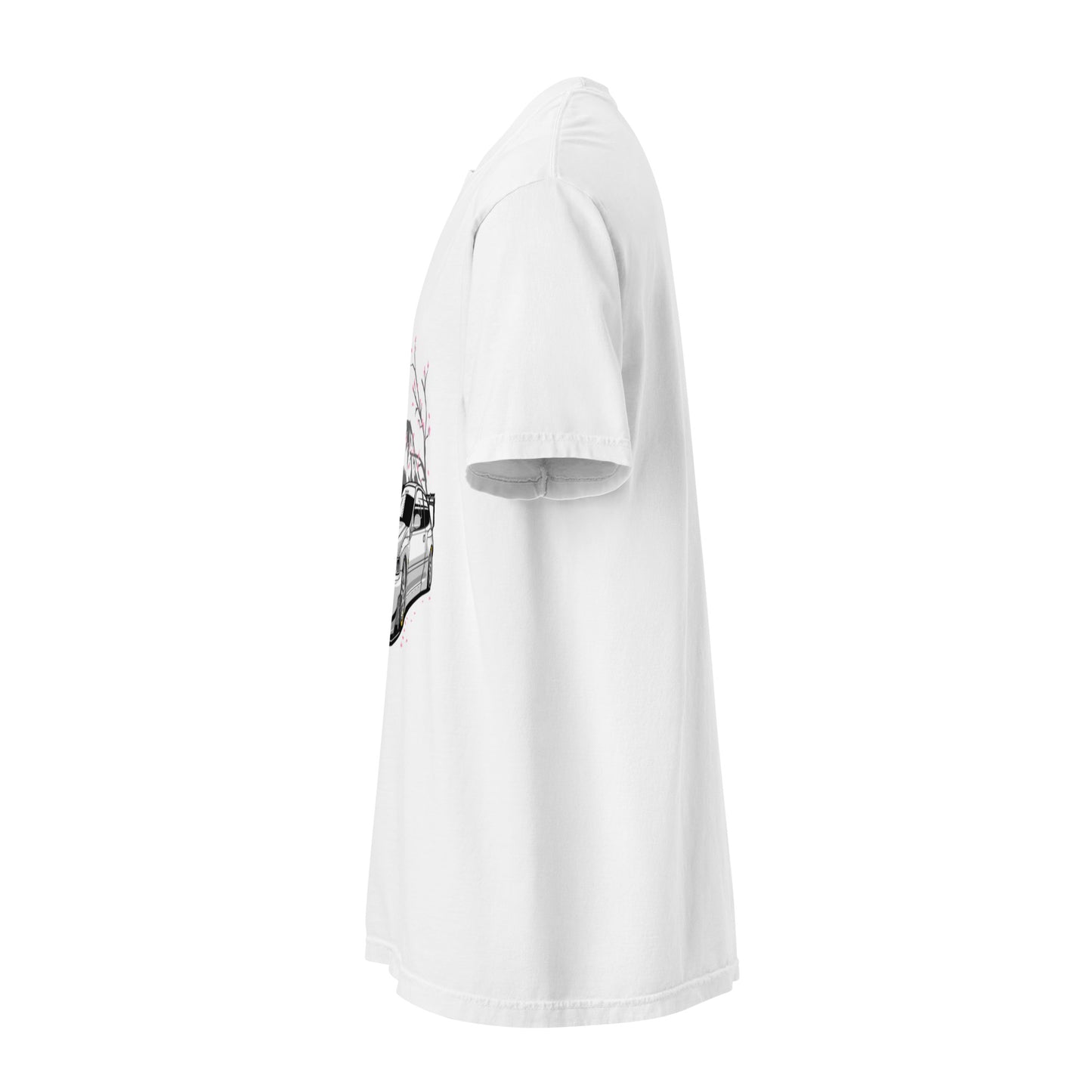 Unisex garment-dyed heavyweight t-shirt front view – Lavyas Aura