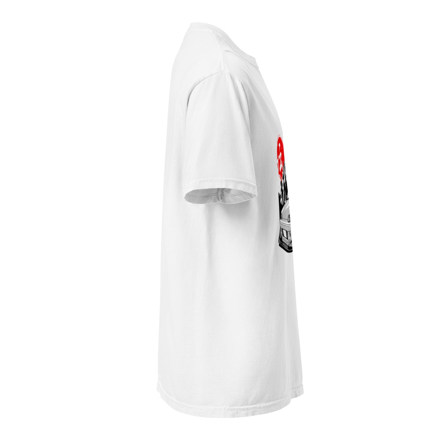 Unisex garment-dyed heavyweight t-shirt front view – Lavyas Aura