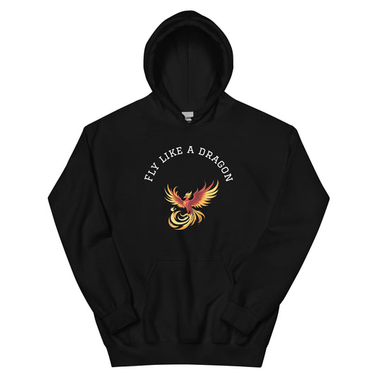 Lavyas Aura unisex organic cotton hoodie front view