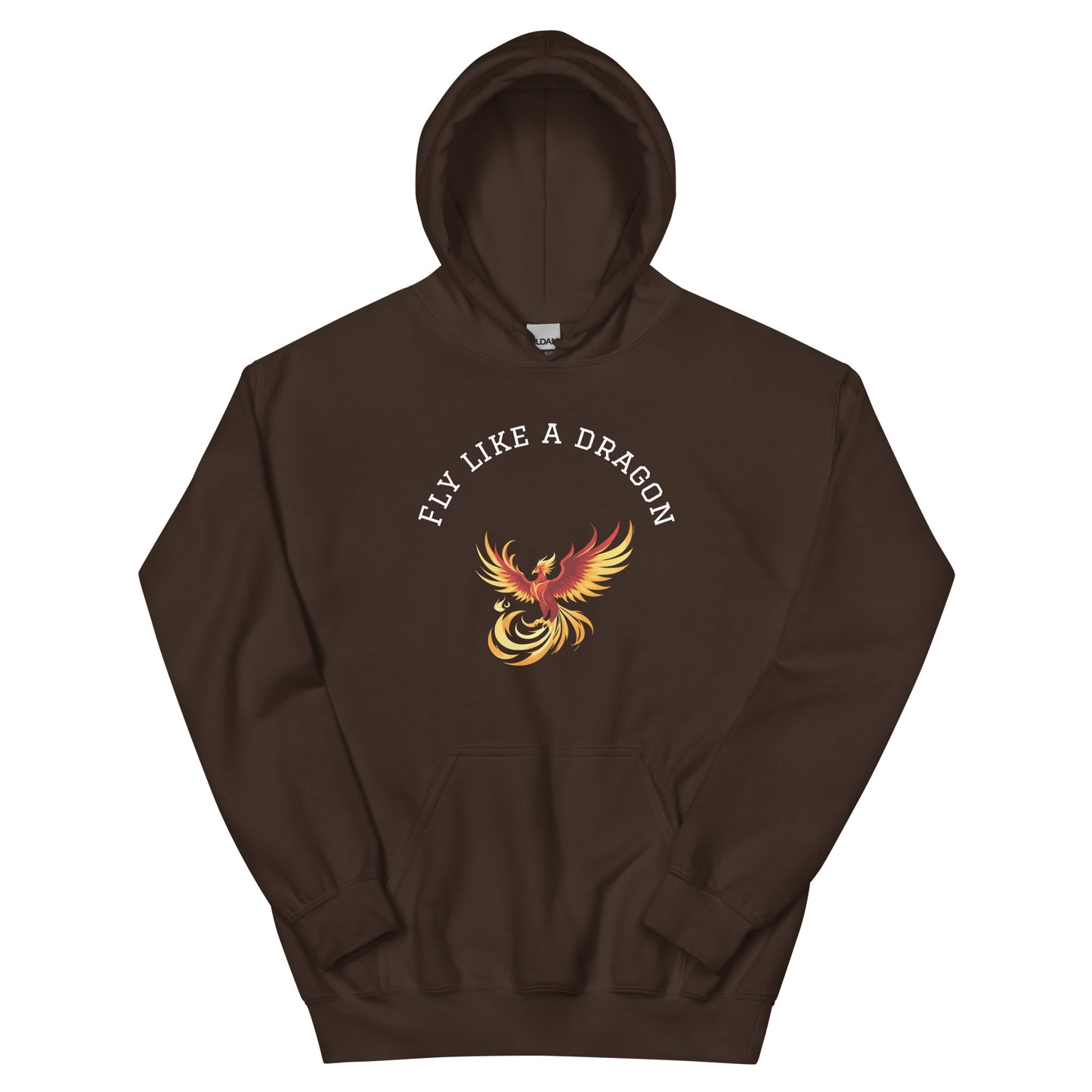 Lavyas Aura unisex organic cotton hoodie front view