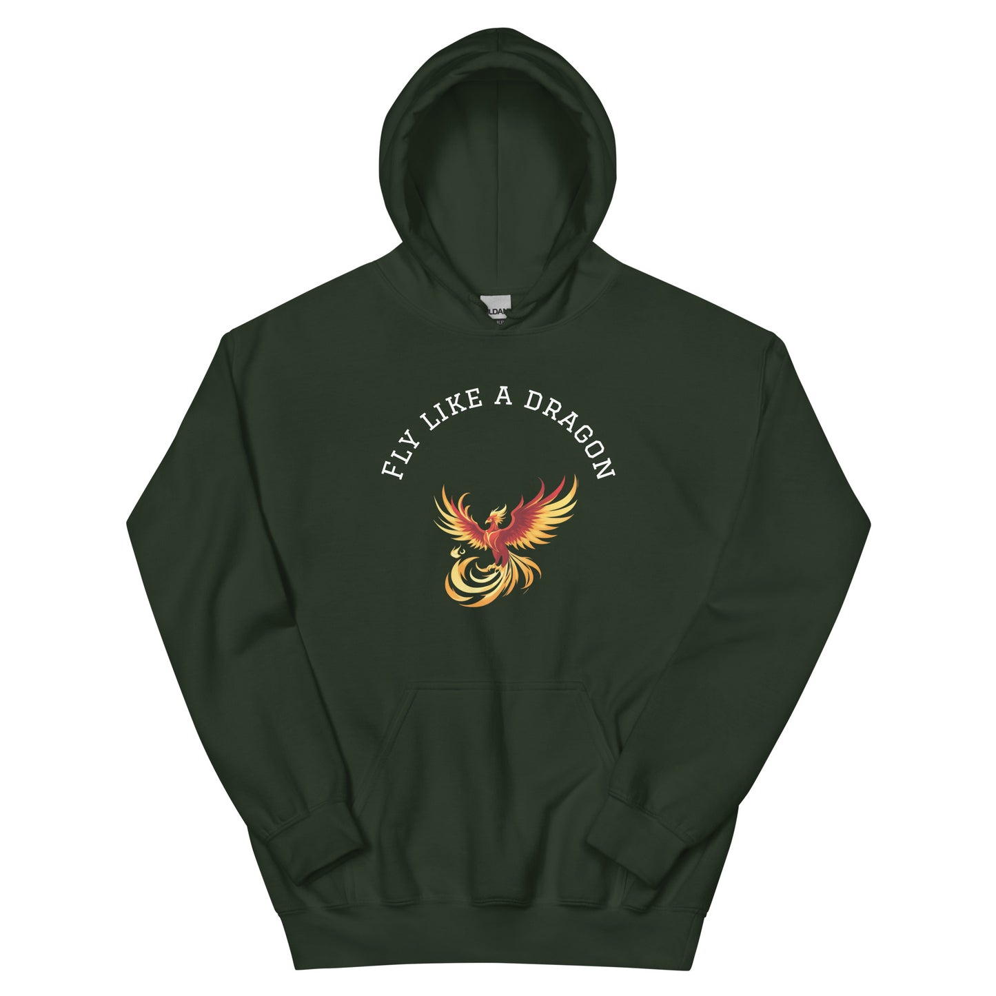 Lavyas Aura unisex organic cotton hoodie front view