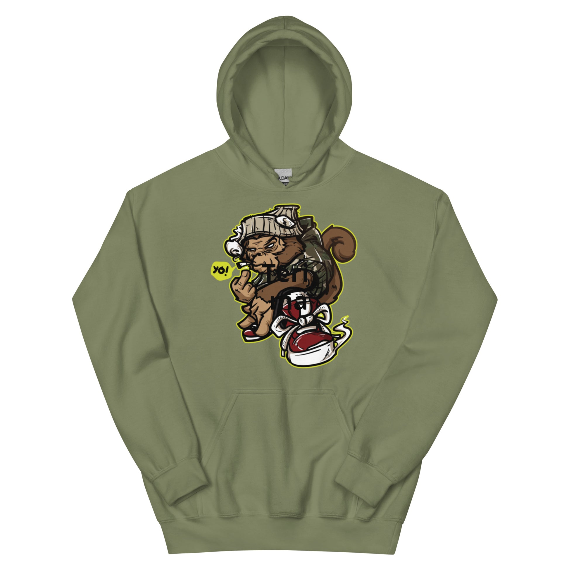 Unisex Streetwear Hoodie Front View - Lavyas Aura