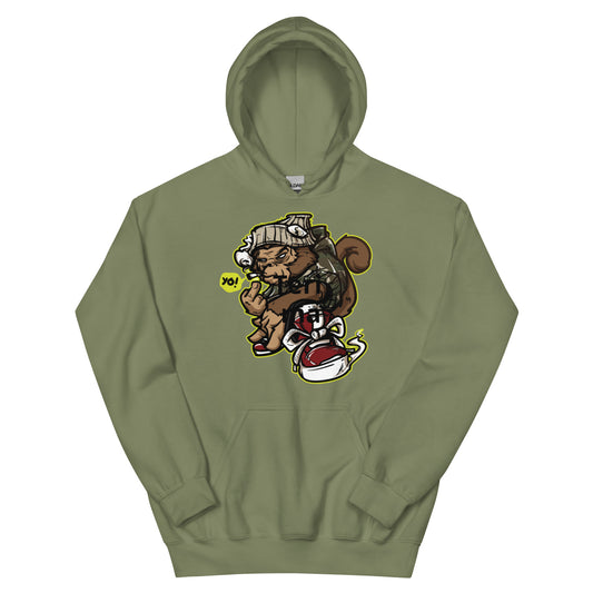 Unisex Streetwear Hoodie Front View - Lavyas Aura