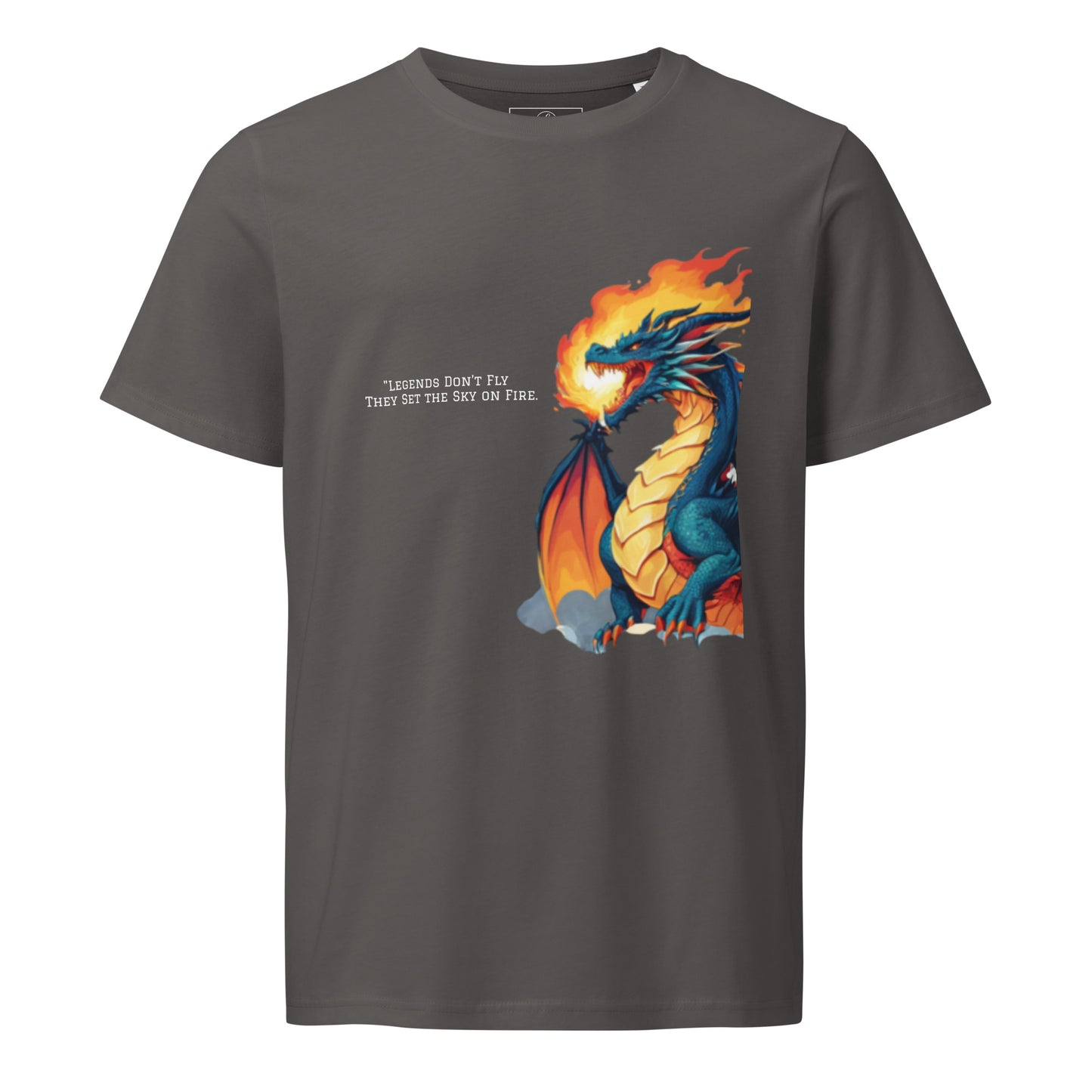 Front view of USA organic unisex t-shirt – Lavyas Aura