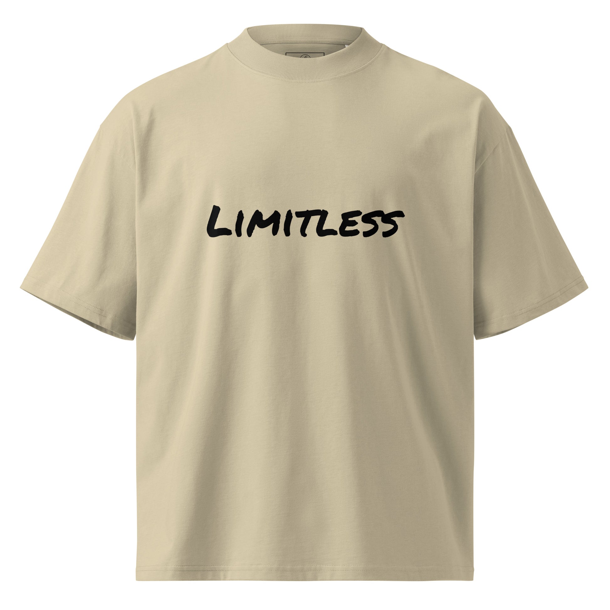 Lavyas Aura organic oversized t-shirt front view