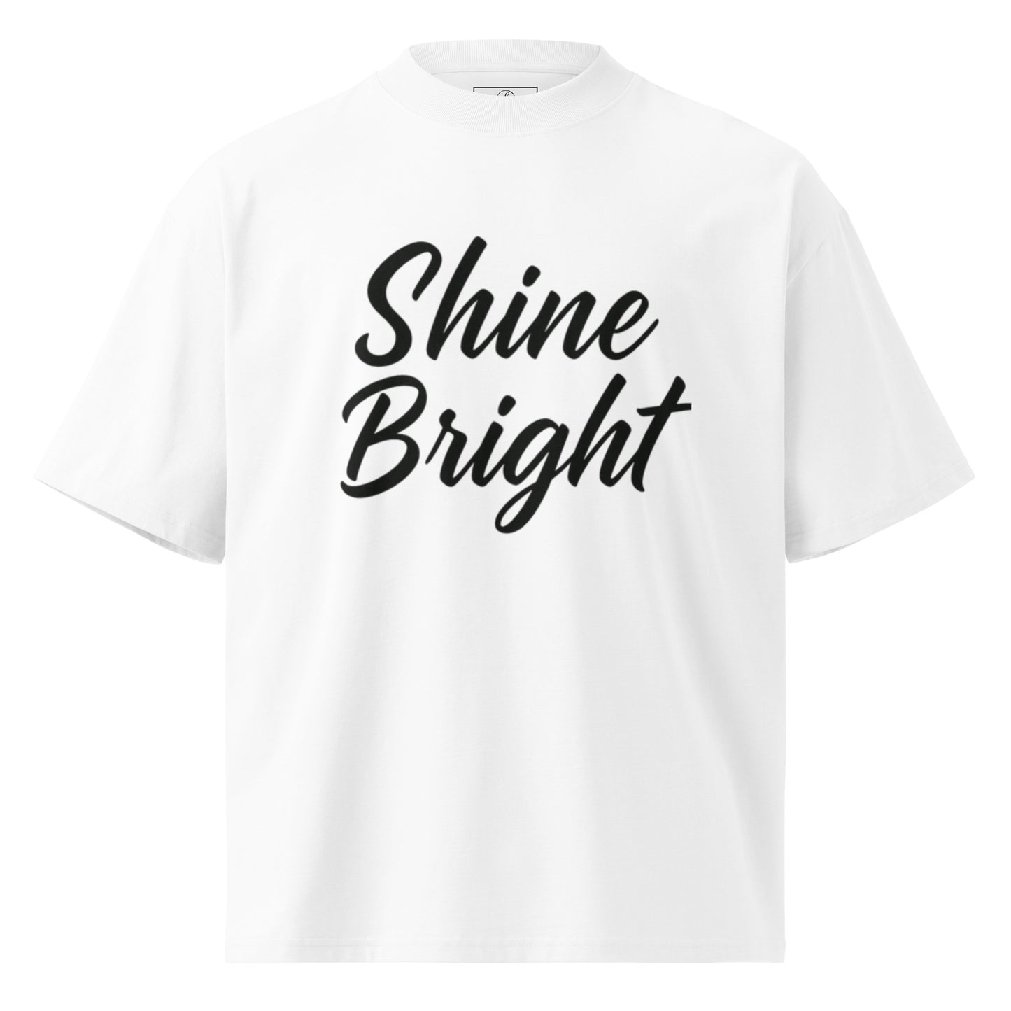 Relaxed organic cotton t-shirt front and side view