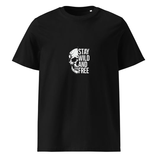 Unisex Organic Ribbed Neck T-Shirt by Lavyas Aura – Front View