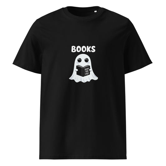 Unisex ribbed neck t-shirt – front view USA fit