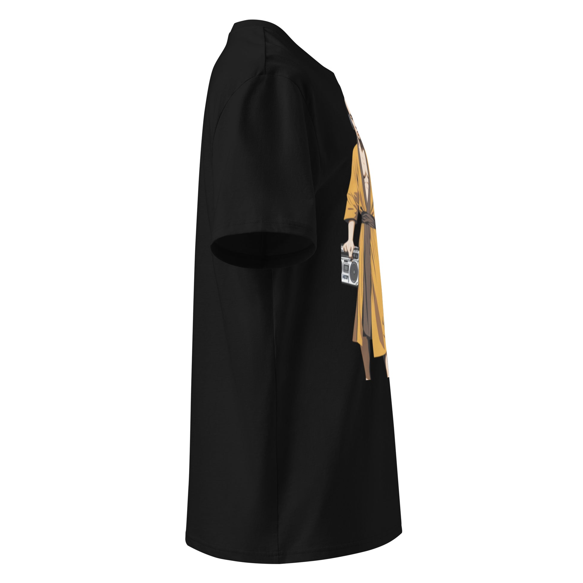 Side view of ribbed neckline – Lavyas Aura brand