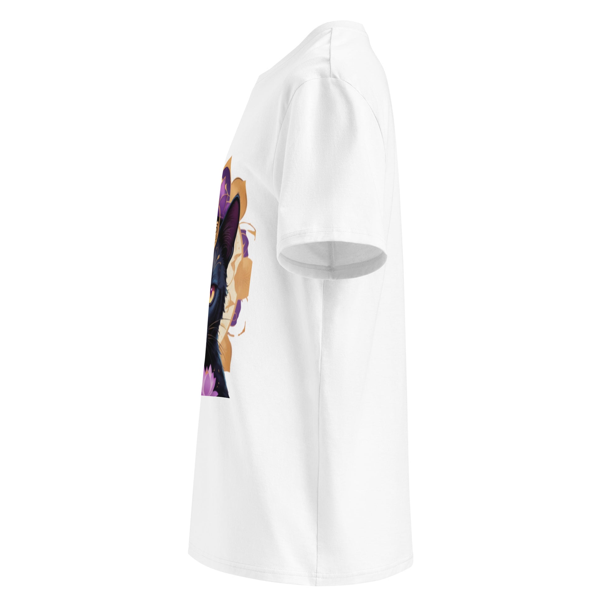 Sustainable ribbed neck t-shirt in organic cotton Lavyas Aura