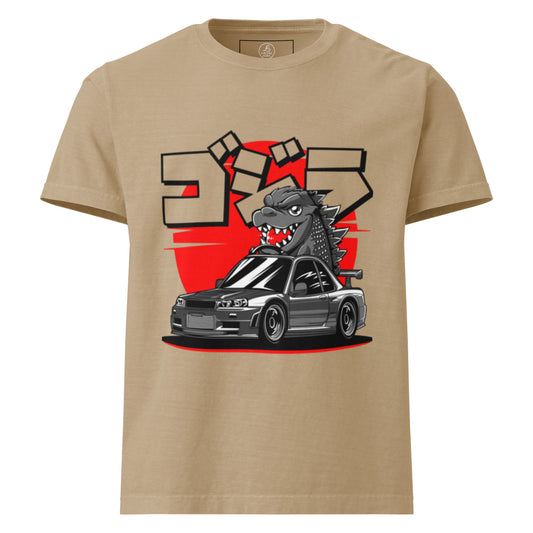 USA unisex oversized t-shirt front view - Lavyas Aura
