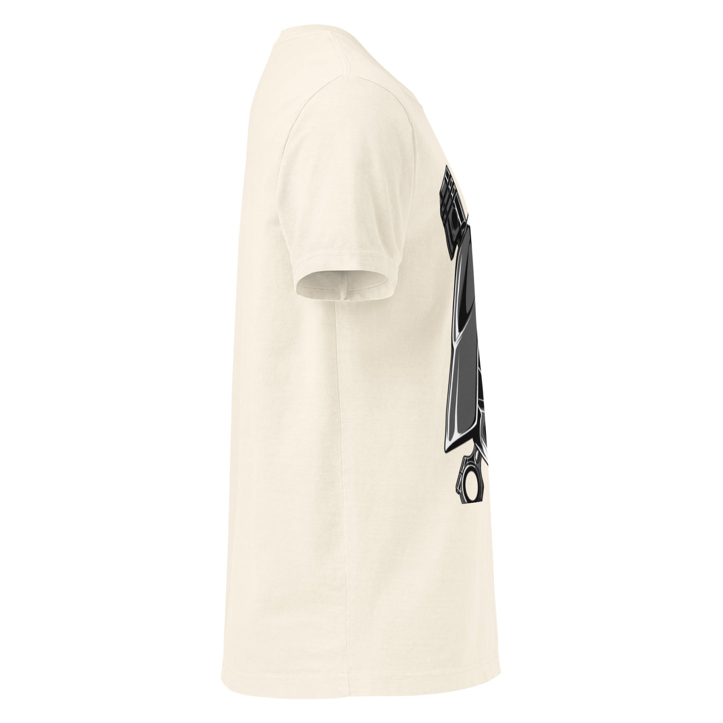 Model in unisex oversized t-shirt USA street fashion