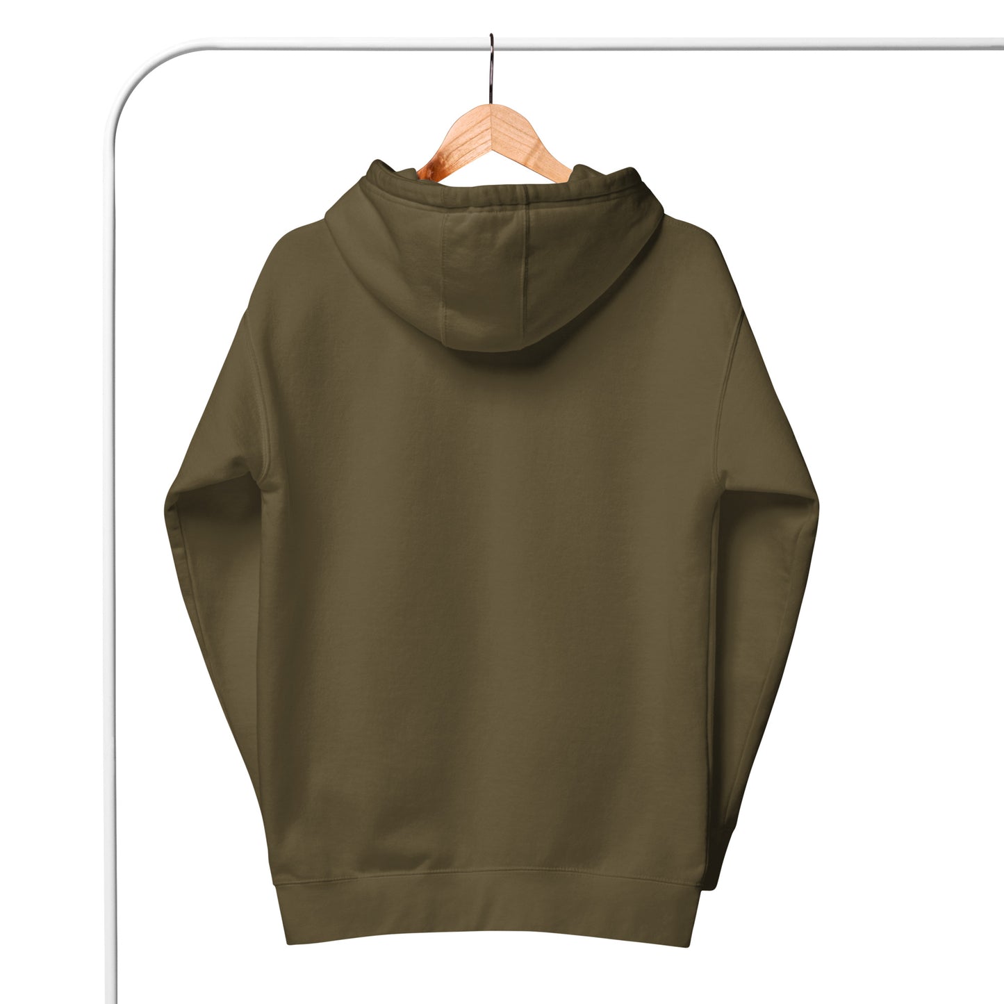 Urban street fashion hoodie with ribbed cuffs