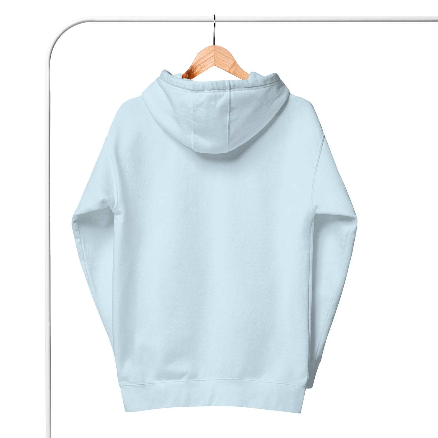 Urban street fashion hoodie with ribbed cuffs
