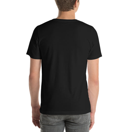 Basic everyday unisex tee white background USA