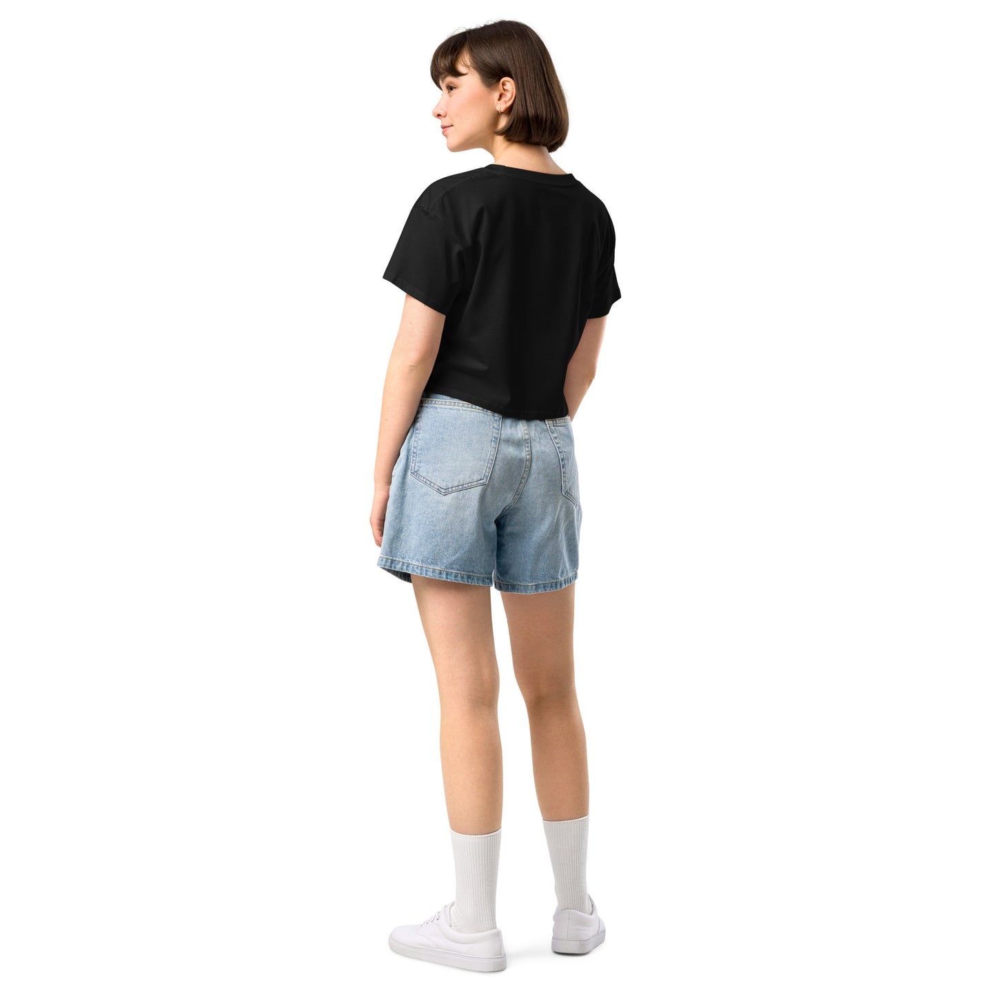 Back angle crop top – Lavyas Aura clothing