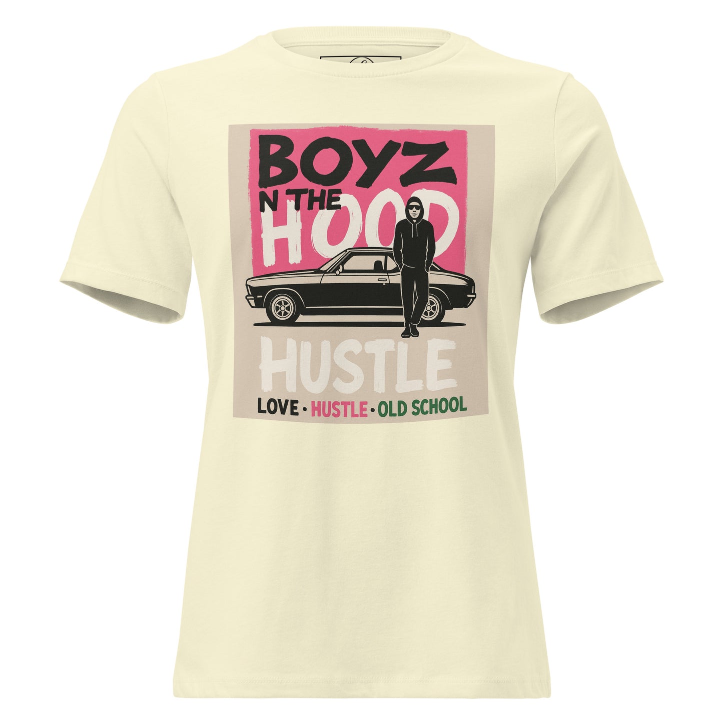 Relaxed fit women's cotton t-shirt – Lavyas Aura USA fashion
